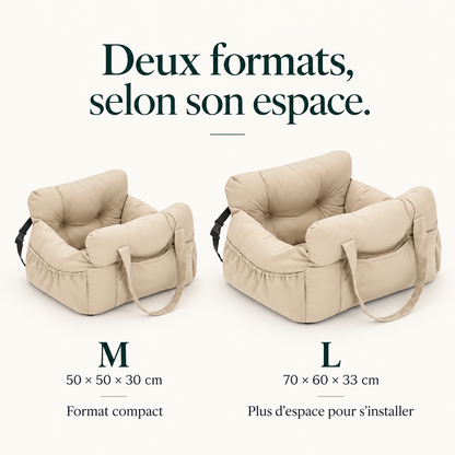 Siège auto pour chien rembourré – Pawavo Ride