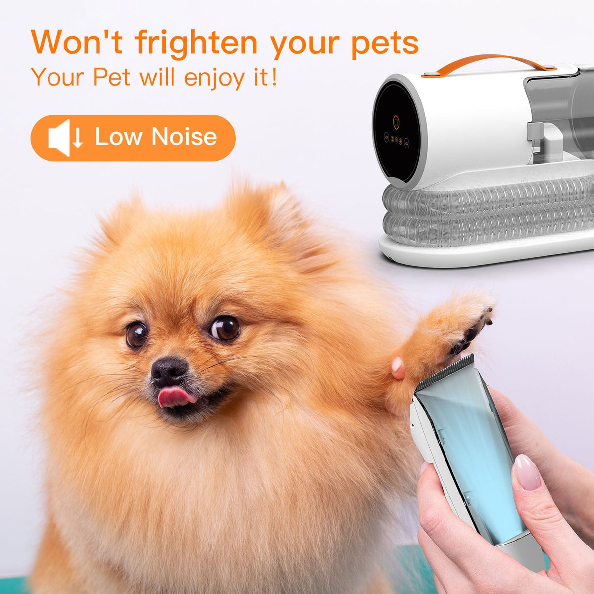 All-in-One Pet Grooming Vacuum Kit
