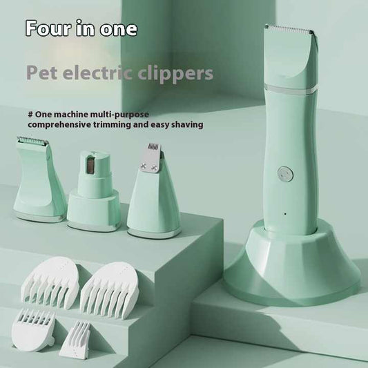 4-in-1 Rechargeable Pet Grooming Clippers