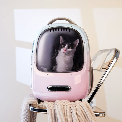 Breezy 2 Smart Cat Carrier – Gradient Pink Blue