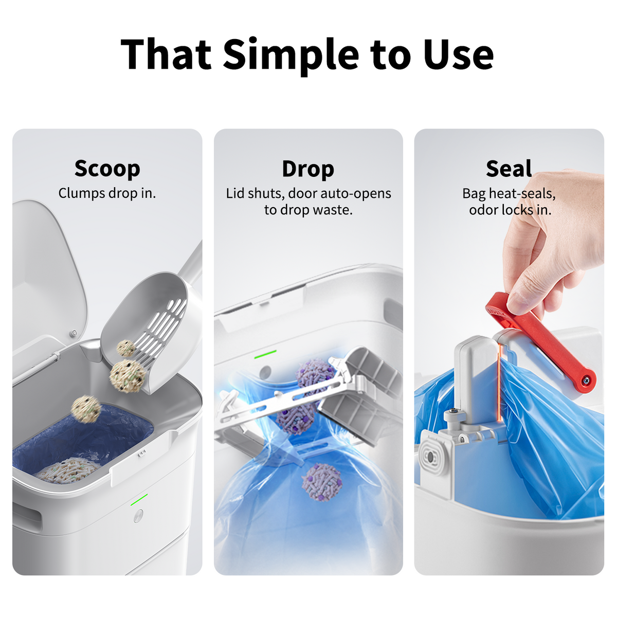 AutoSeal Cat Litter Disposal System