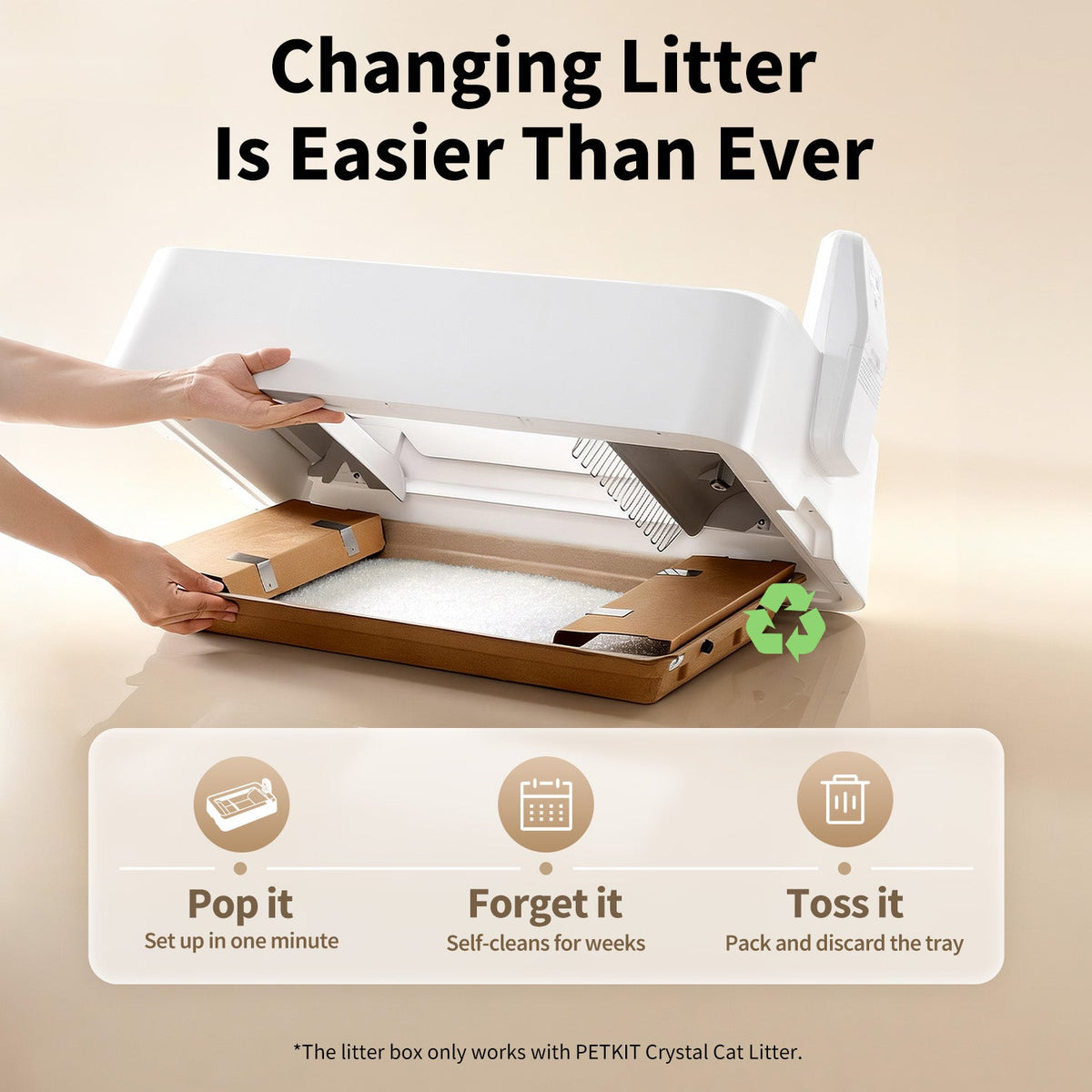 Purobot Crystal Duo Smart Litter Box