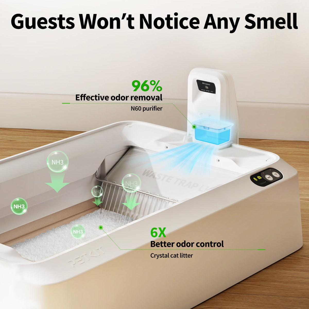 Purobot Crystal Duo Smart Litter Box