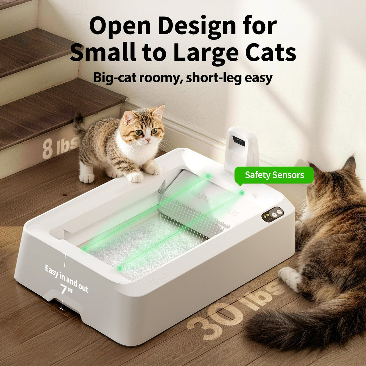 Purobot Crystal Duo Smart Litter Box