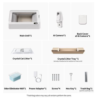 Purobot Crystal Duo Smart Litter Box