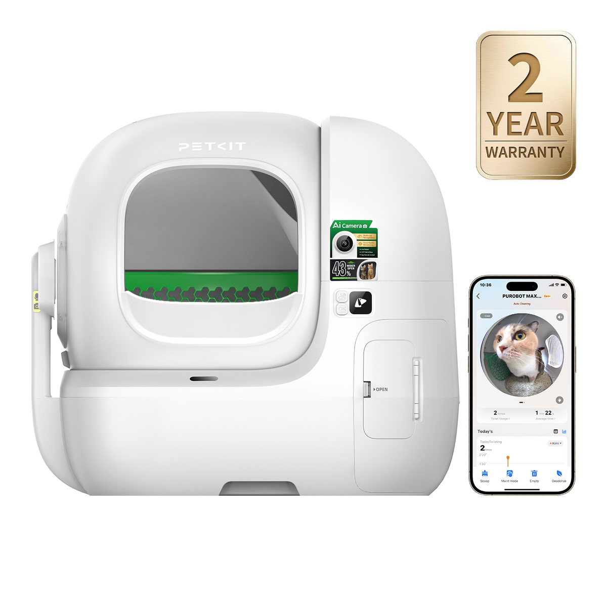Purobot Max Pro 2 Automatic Litter Box
